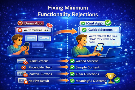 Minimum Functionality: Avoid the 'Feels Like a Demo' Rejection