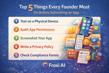 Top 5 Things Every Founder Must Do Before Submitting an App