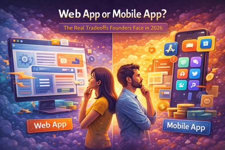 Web App or Mobile App? The Real Tradeoffs Founders Face in 2026