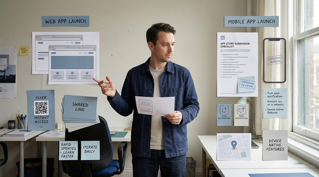 Web App or Mobile App? The Real Tradeoffs Founders Face in 2026