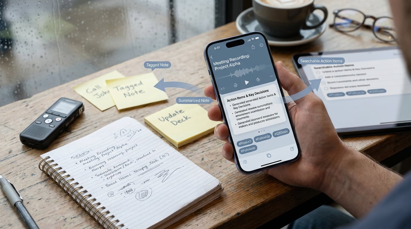 Top 7 AI Note-Taking Apps for iPhone in 2026 Top 7 AI Note-Taking Apps for iPhone in 2026