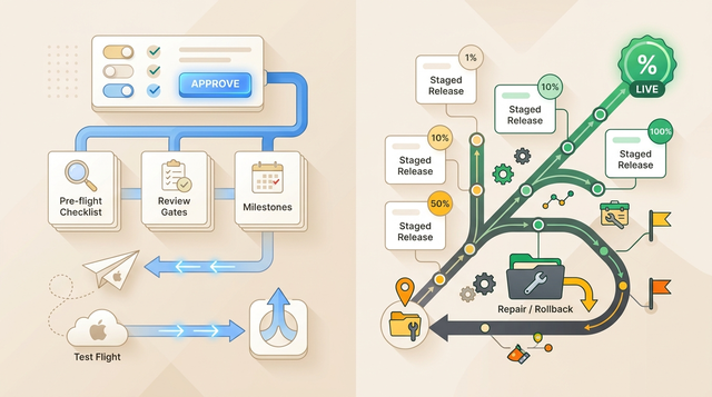 App Store Connect vs Google Play Console
