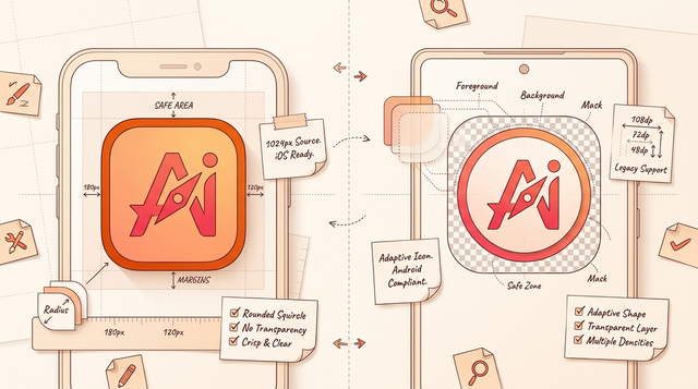 App Icon Requirements for iOS and Android