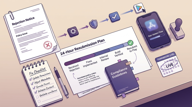 24-Hour Google Play Resubmission Checklist