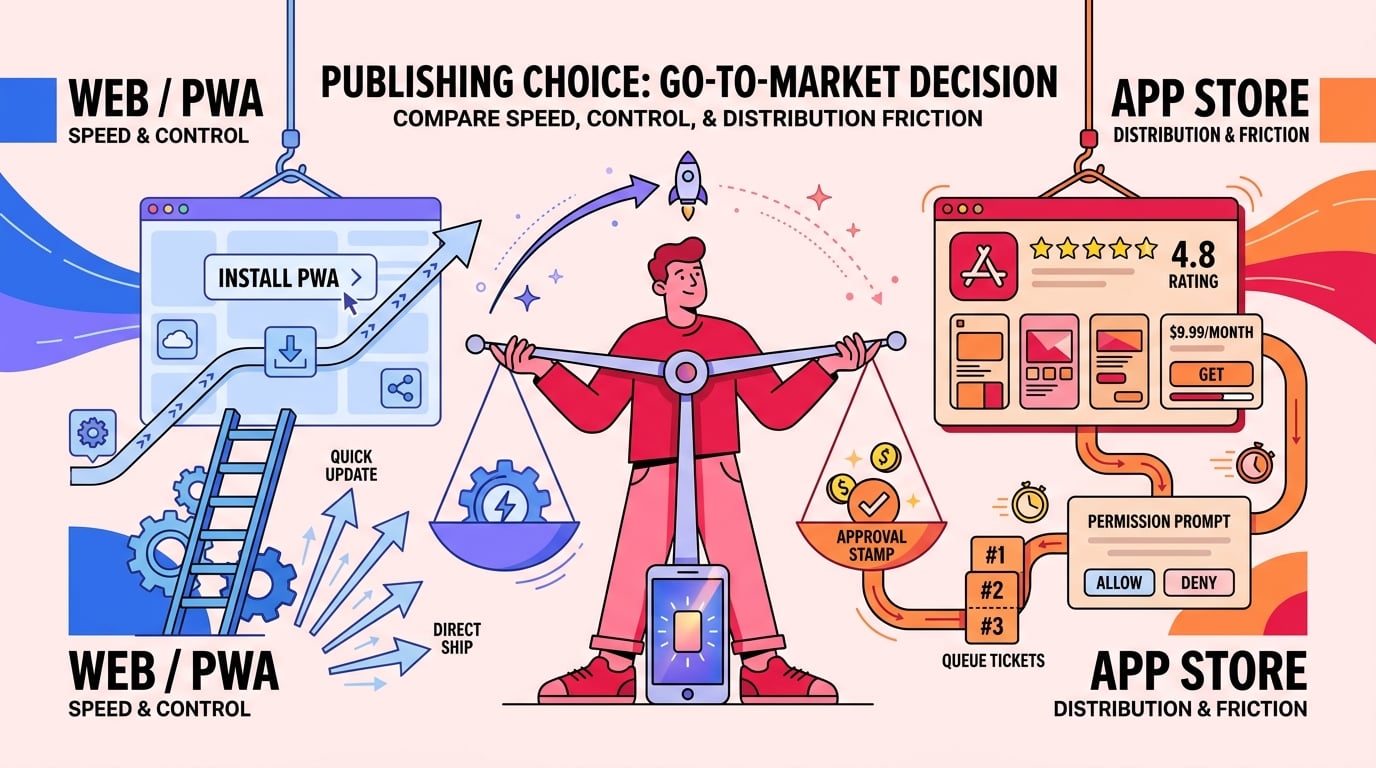 PWA vs App Store App: What Founders Should Know Before Publishing