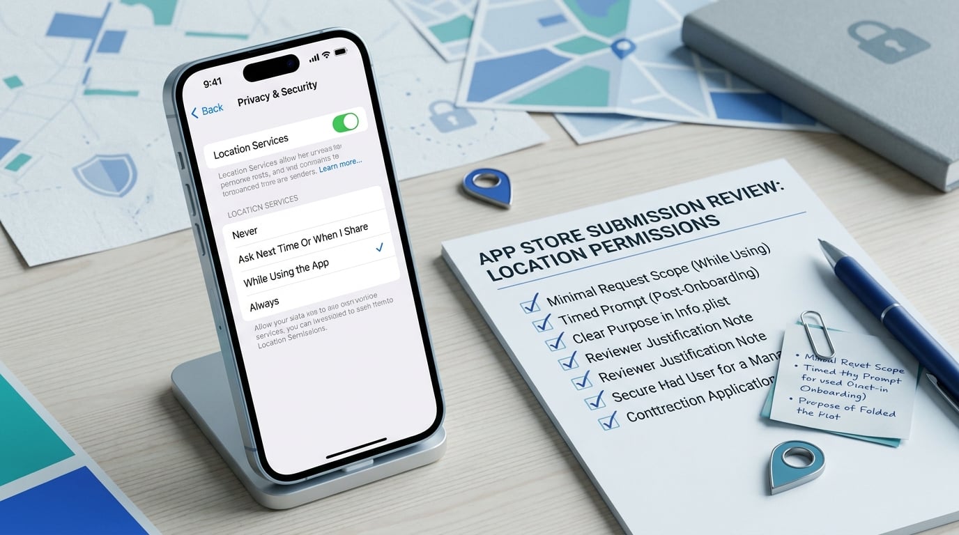 iOS Location Permission Review Checklist