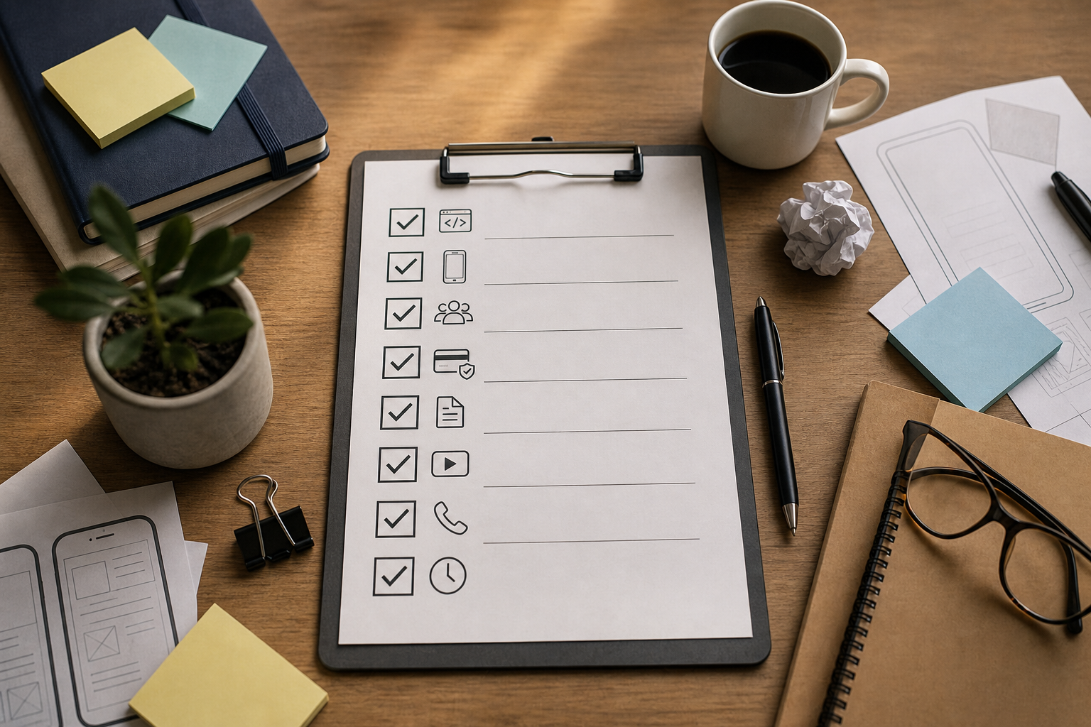 Checklist of pre-submission items: code freeze, seeded build, test sellers, sandbox passes, reviewer notes, demo video, ops contacts Checklist of pre-submission items: code freeze, seeded build, test sellers, sandbox passes, reviewer notes, demo video, ops contacts