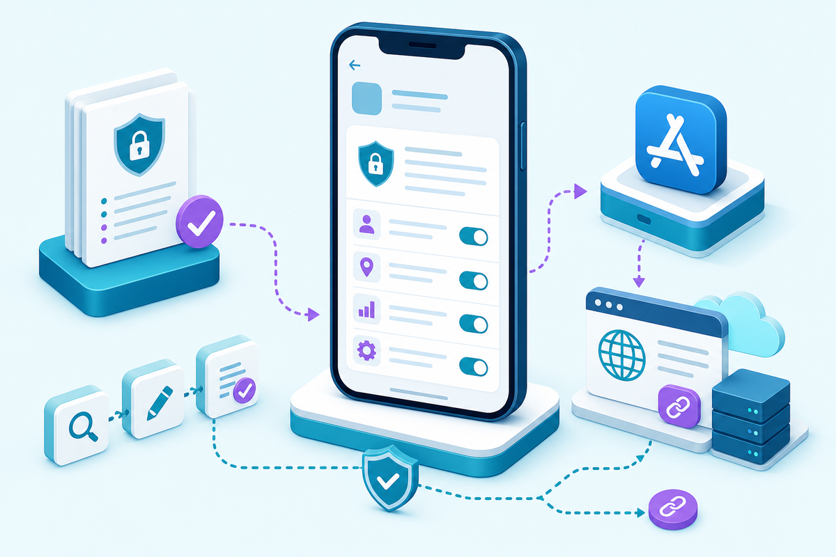 How to generate a privacy policy for an iOS app? How to generate a privacy policy for an iOS app?