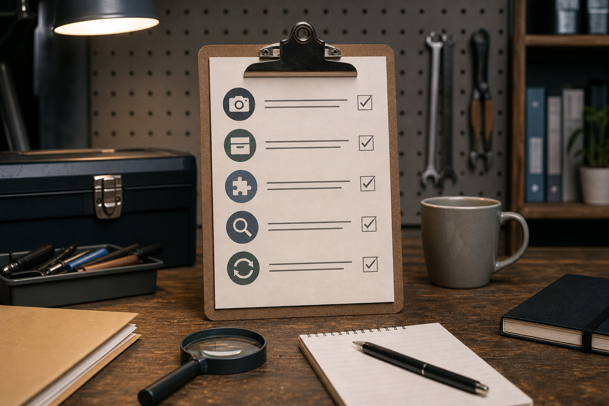 Checklist with five immediate steps to triage an SDK privacy manifest rejection.