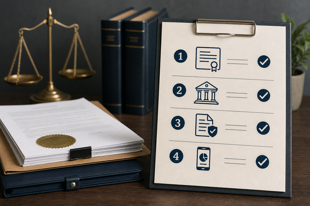 Checklist of documents and screenshots to include in every app submission to avoid Guideline 3.2.2(ix) rejections.