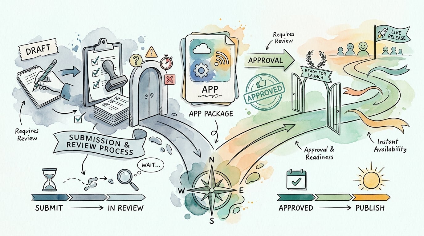 Submitting vs Publishing an App: What's Different Submitting vs Publishing an App: What's Different